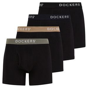 NEW DOCKERS 4PK Cotton Stretch Boxer Briefs